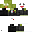 Black skin: raw texture render