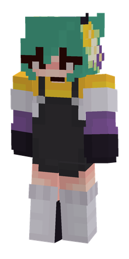 Black skin: body, front render