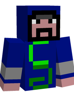 Blue skin: bust render