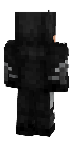 Black skin: body, back render