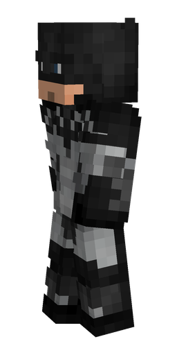 Black skin: body, left side render