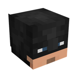 Black skin: head render