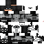 Black skin: raw texture render