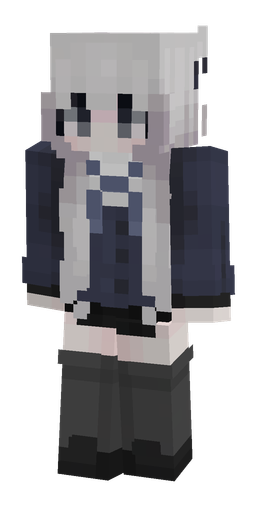 Black skin: body, front render
