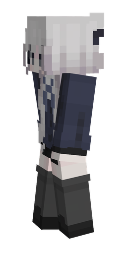 Black skin: body, left side render