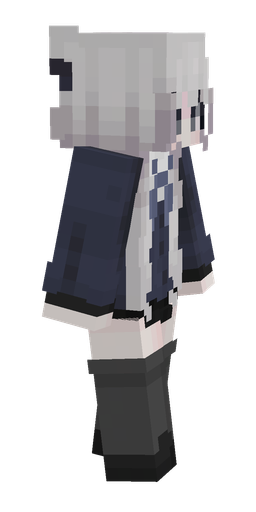 Black skin: body, right side render