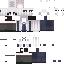Black skin: raw texture render