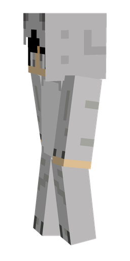 Black skin: body, left side render