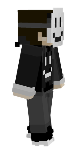 Black skin: body, right side render