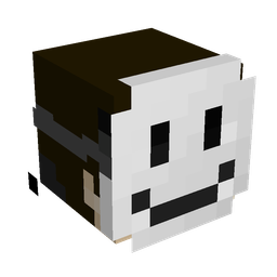 Black skin: head render