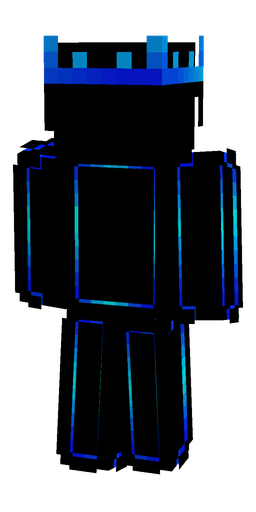 Black skin: body, back render