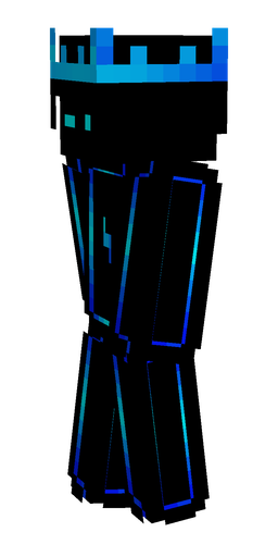 Black skin: body, left side render