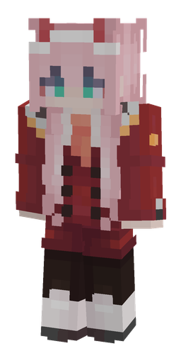 Pink skin: body, front render