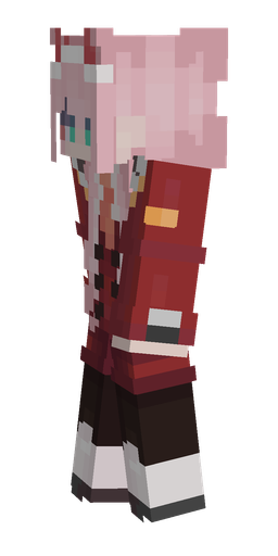 Pink skin: body, left side render