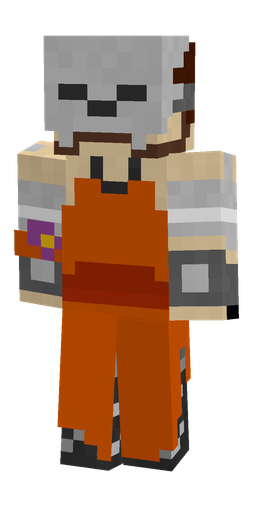 Black skin: body, front render