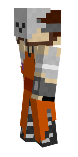 Black skin: body, left side render