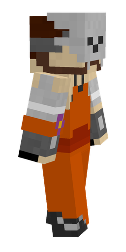 Black skin: body, right side render
