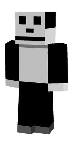 Black skin: body, front render