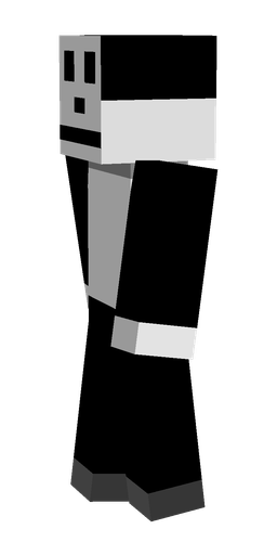 Black skin: body, left side render
