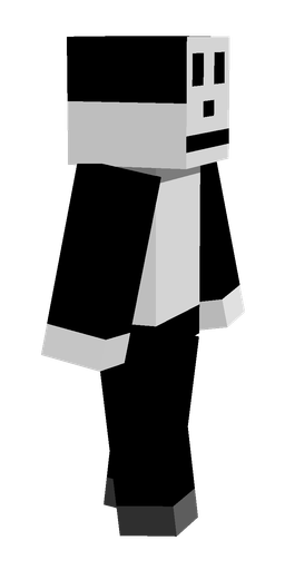 Black skin: body, right side render