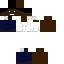Black skin: raw texture render