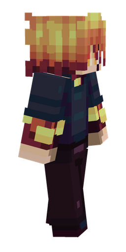Black skin: body, right side render