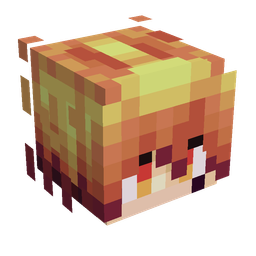 Black skin: head render