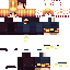 Black skin: raw texture render