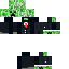 Black skin: raw texture render