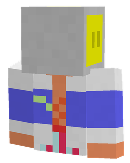 Blue skin: bust render