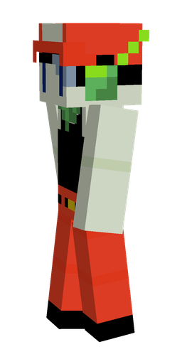 Black skin: body, left side render