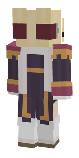Black skin: body, back render