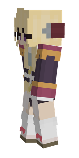 Black skin: body, left side render