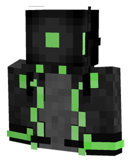 Black skin: bust render