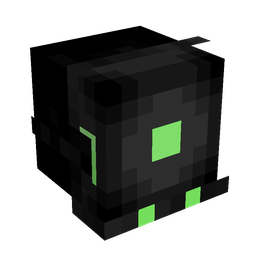 Black skin: head render