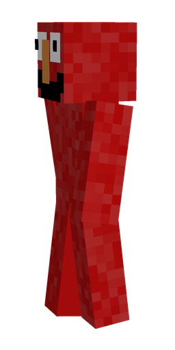 Red skin: body, left side render