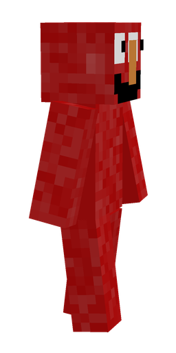 Red skin: body, right side render