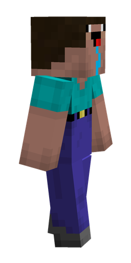 Black skin: body, right side render