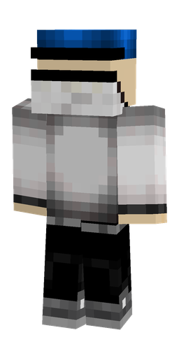 Black skin: body, back render