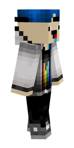 Black skin: body, right side render