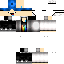 Black skin: raw texture render