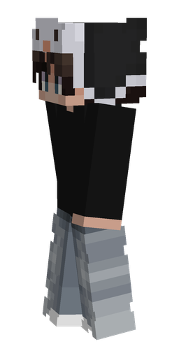 Black skin: body, left side render