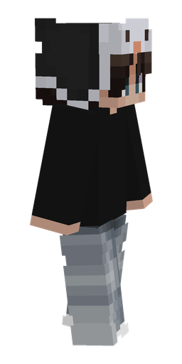 Black skin: body, right side render