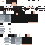 Black skin: raw texture render