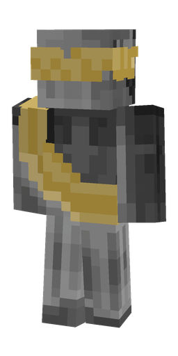 Black skin: body, back render