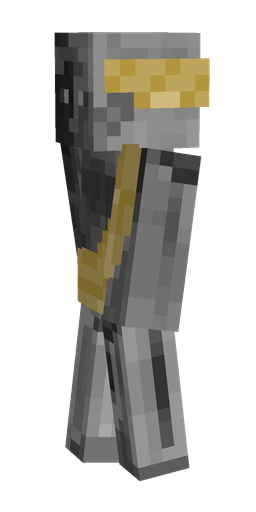 Black skin: body, left side render