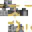 Black skin: raw texture render