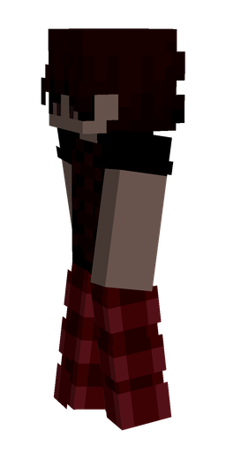 Black skin: body, left side render