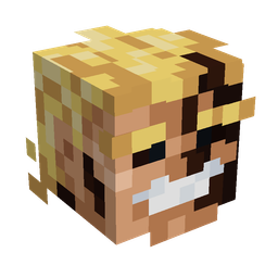 Blue skin: head render