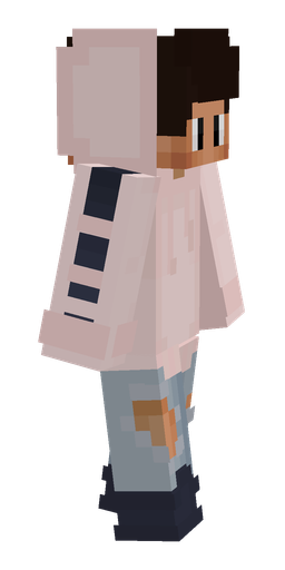 Black skin: body, right side render
